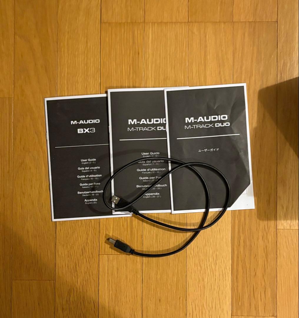 M-AUDIO M-TRACK DUO + BX3スピーカーセット