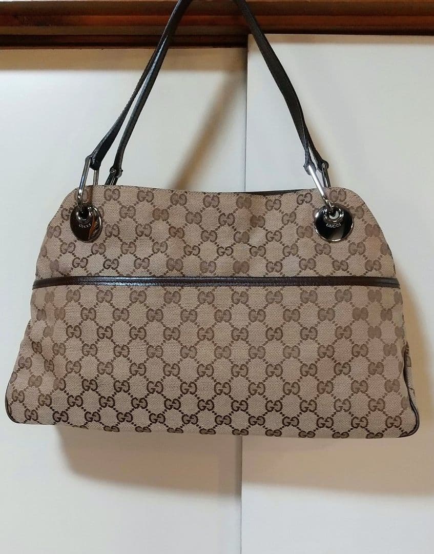 GUCCIグッチ２本手バッグ美品