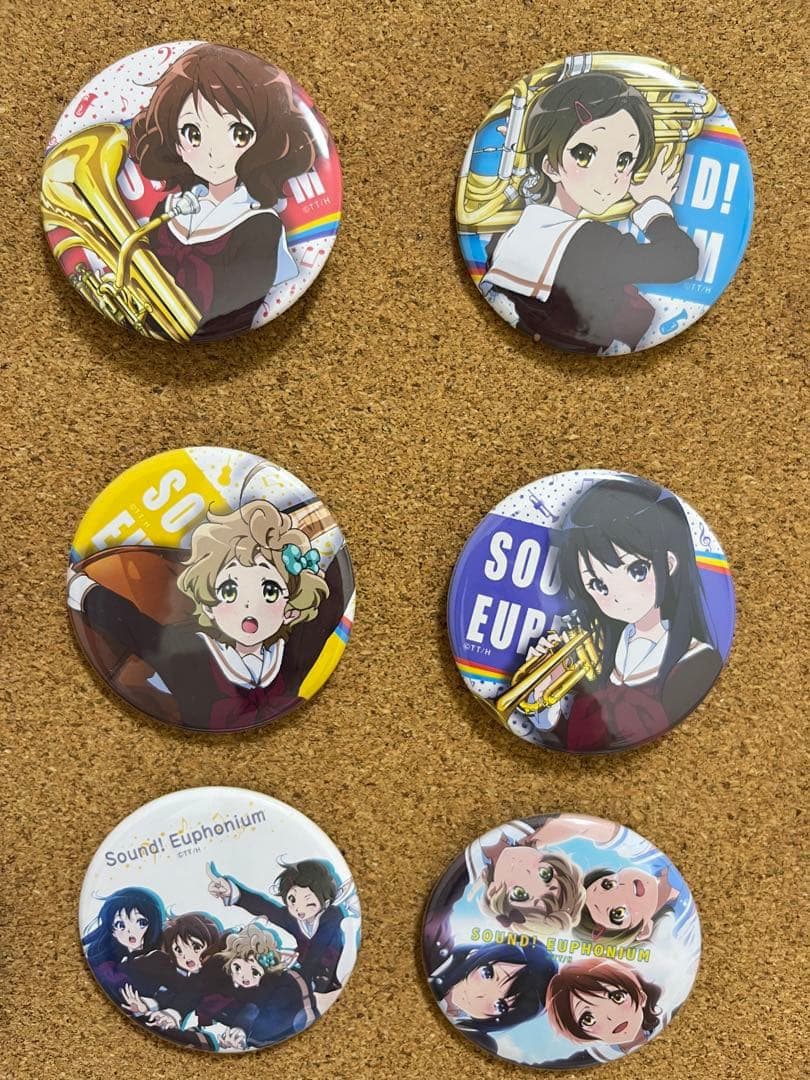 響け!ユーフォニアム　イベント缶バッジセット【希少品】