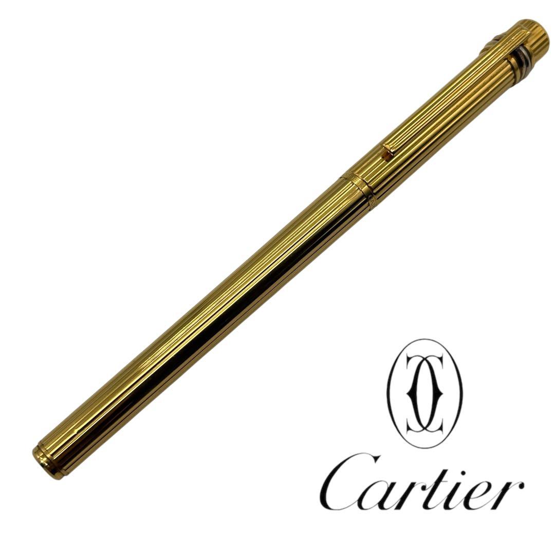 cartier カルティエ　ペン　筆記用具　トリニティ　キャップ式　ボールペン