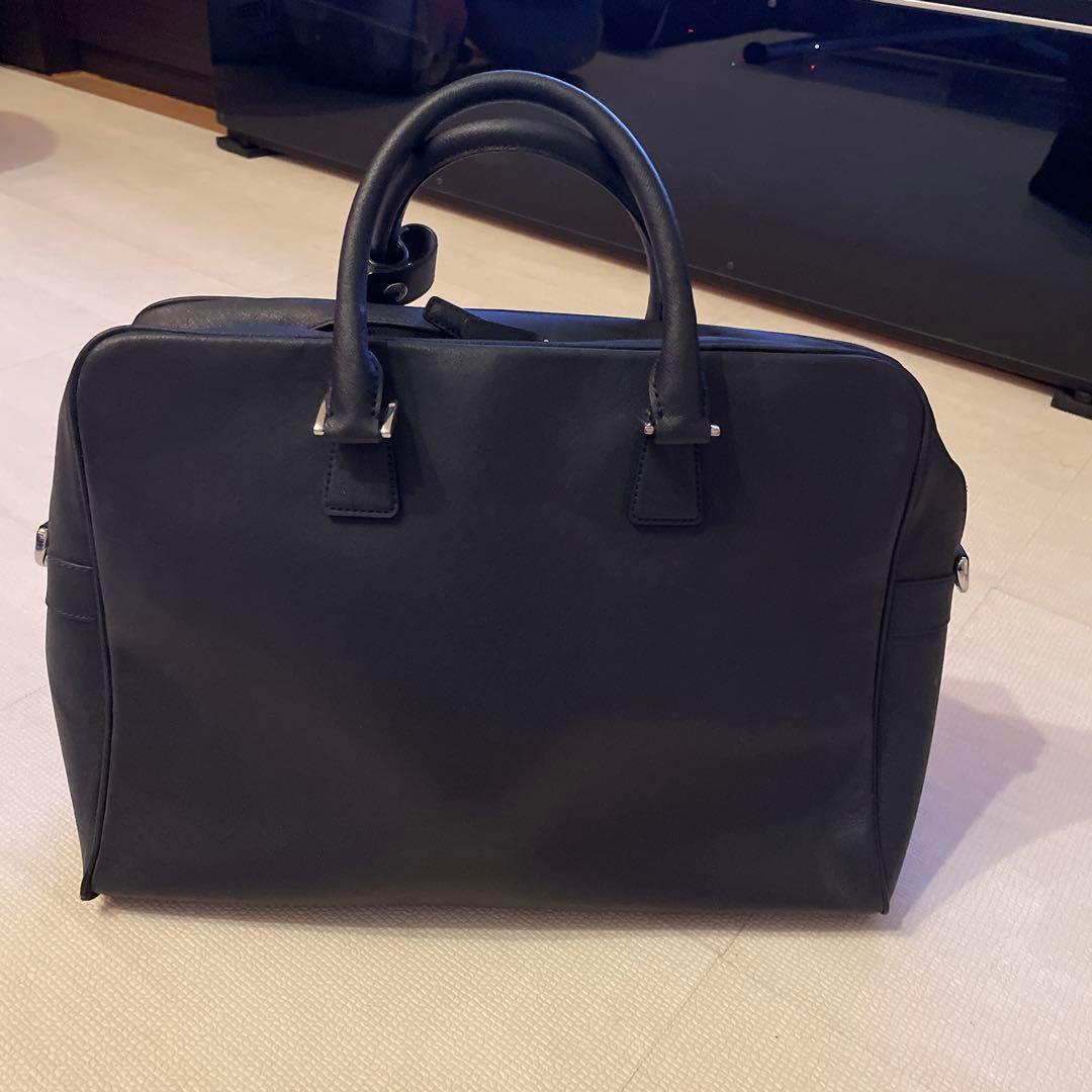 ユナイテッドアローズ　ビジネスバッグ　ネイビー