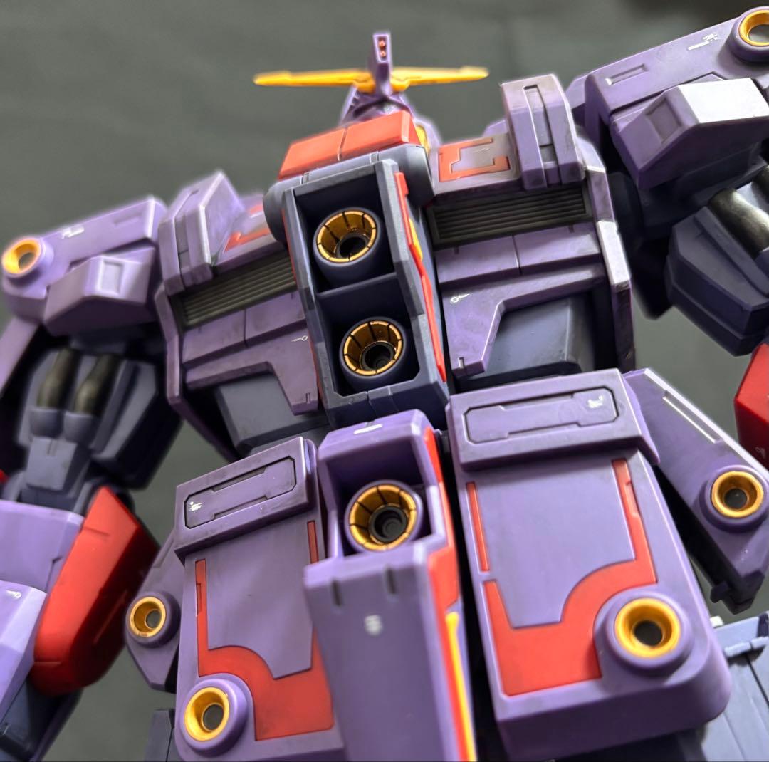 HGサイコガンダムMk-II 完成品（スミ入れ 部分塗装 ウェザリング仕上げ）