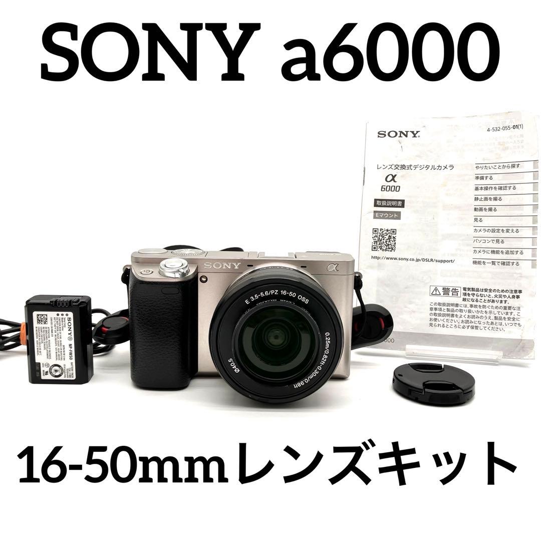 SONY a6000 ILCE-6000 シルバーボディ　16-50mmレンズ