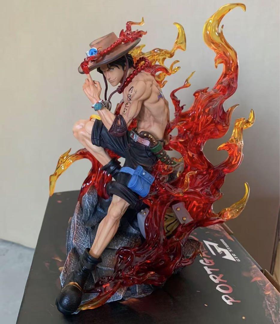 ワンピース 火拳のエース ガレージキット ガレキ スタチューX⑩