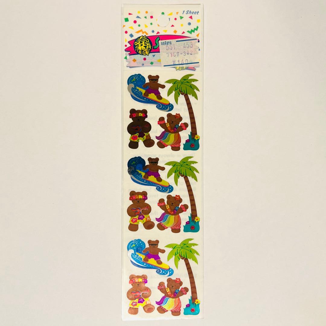 サンディライオン　SANDYLION　クマ　シール