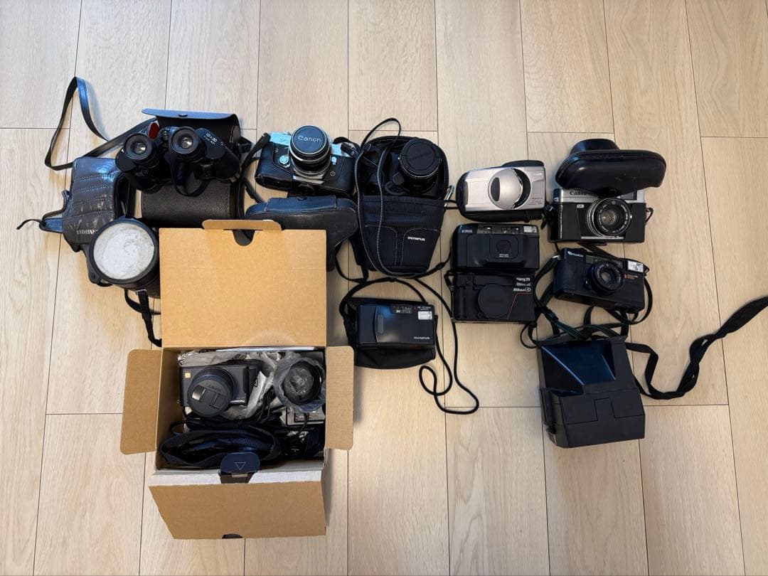 遺品整理　カメラセット