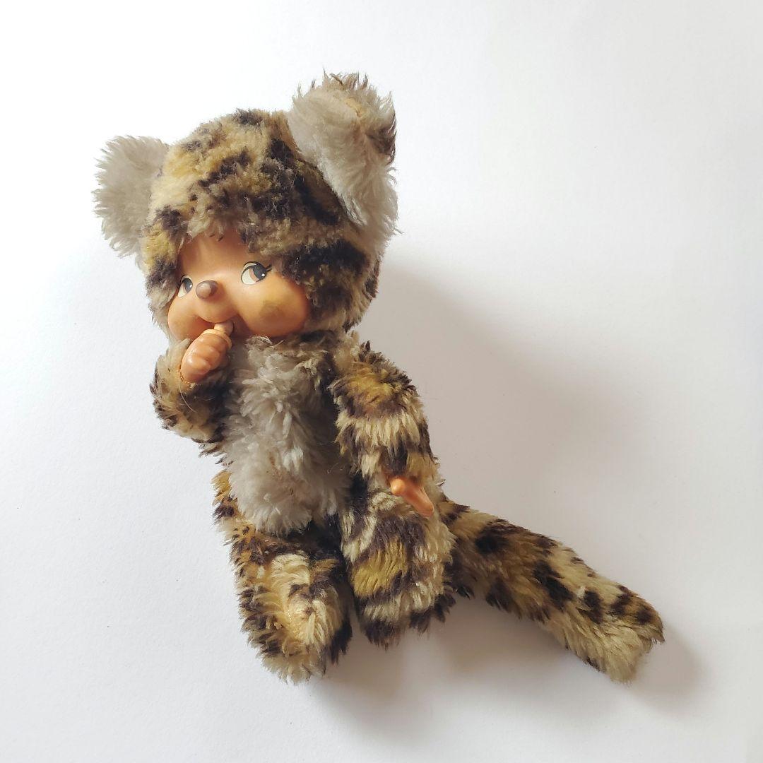 マ*ん様 ビンテージ ヒョウ モンチッチ エンドーチェーン monchhichi