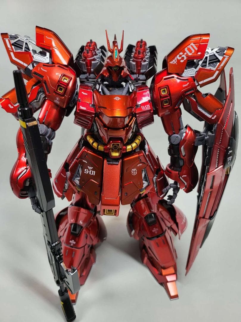 【塗装済み　ガンプラ　完成品】MG  1/100　サザビー　キャンディー塗装