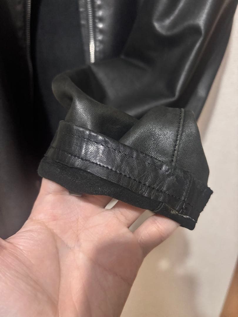 クロムハーツChrome Heartsオールドシングルライダースレザージャケット