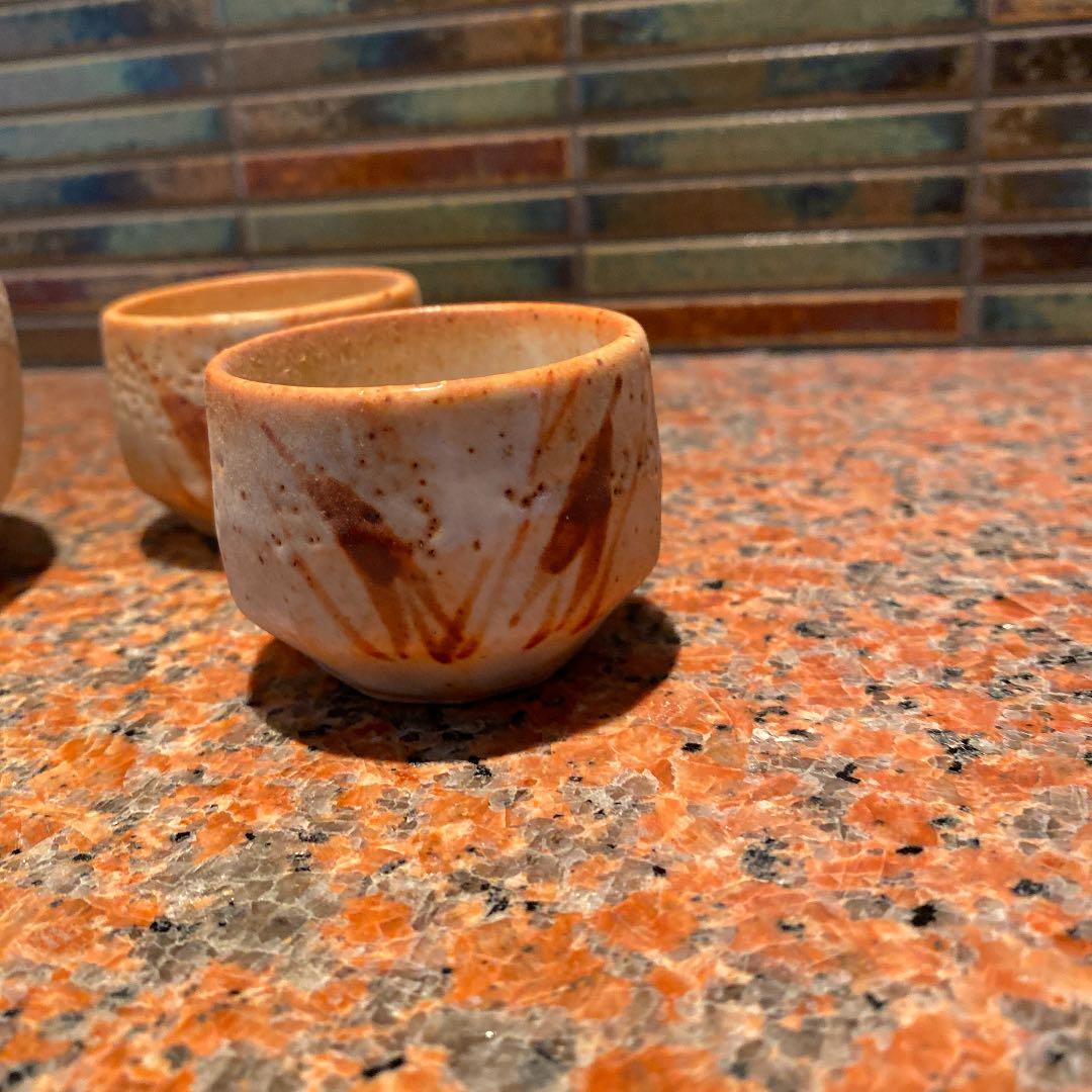 古美術　志野焼　酒器　徳利　ぐい呑