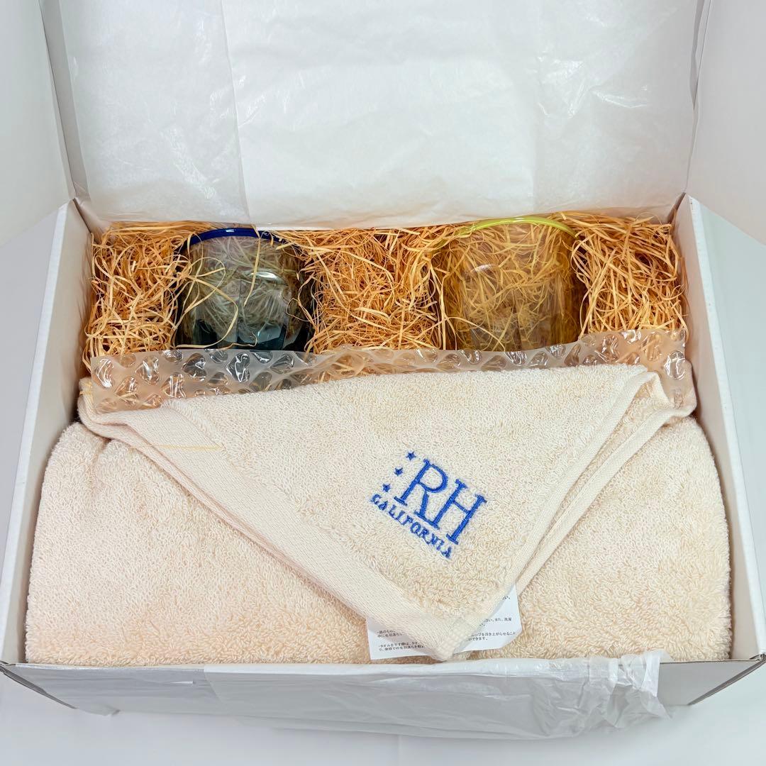 Ron Herman ロンハーマン　ペアグラス&バスタオル　ギフト