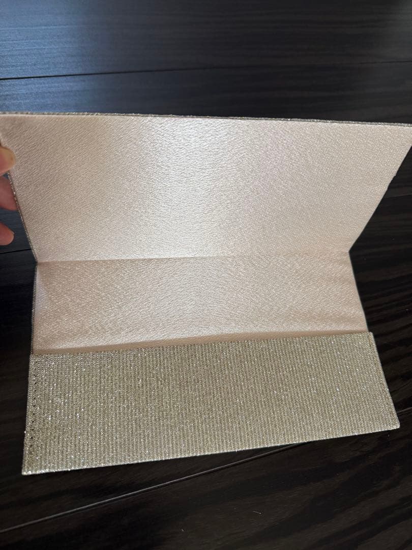 【AIMER】ラメプリーツバッグ＆袱紗セット