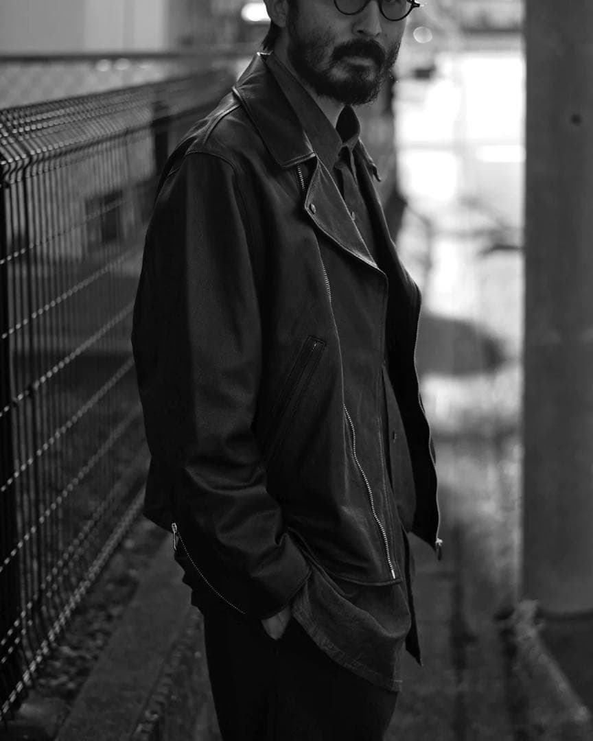 【新品未使用】ポータークラシック ライダースジャケット ブラック XL