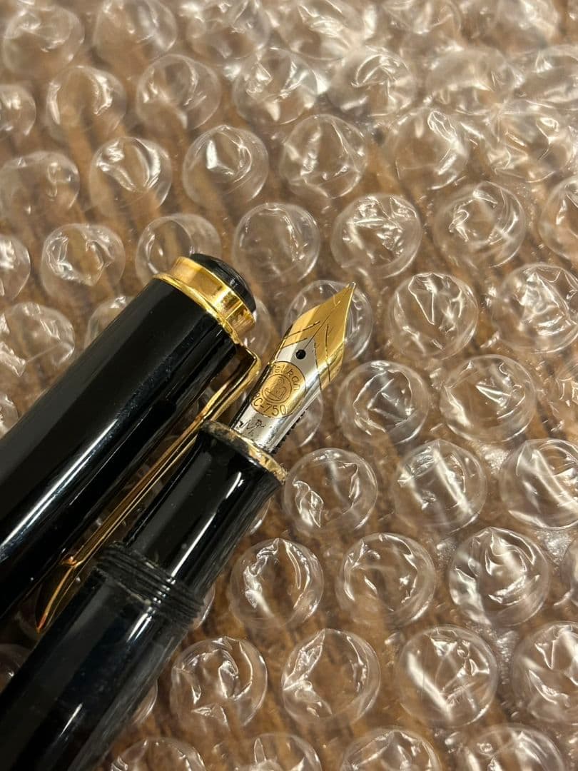M 750 C 万年筆 PELIKAN ペリカン ペン先 GOLD 金　黒