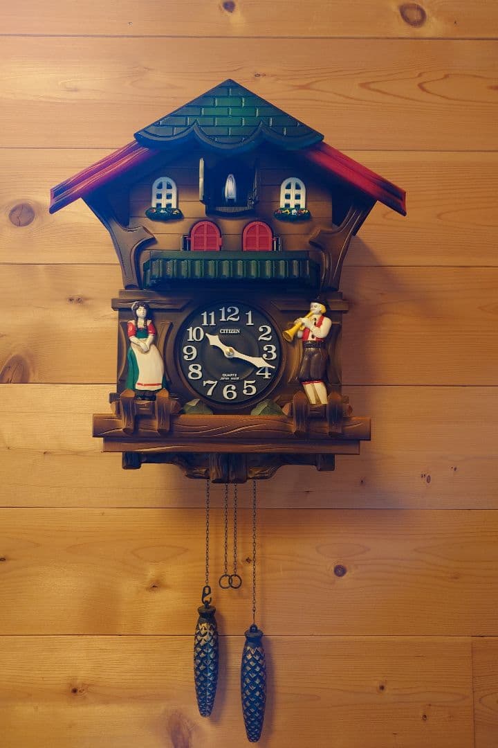 シチズン 鳩時計 木製掛け時計 4MJ734