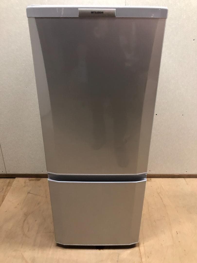 送料無料 三菱 冷蔵庫 MR-P15S-S 146L 動作良好 1028-1