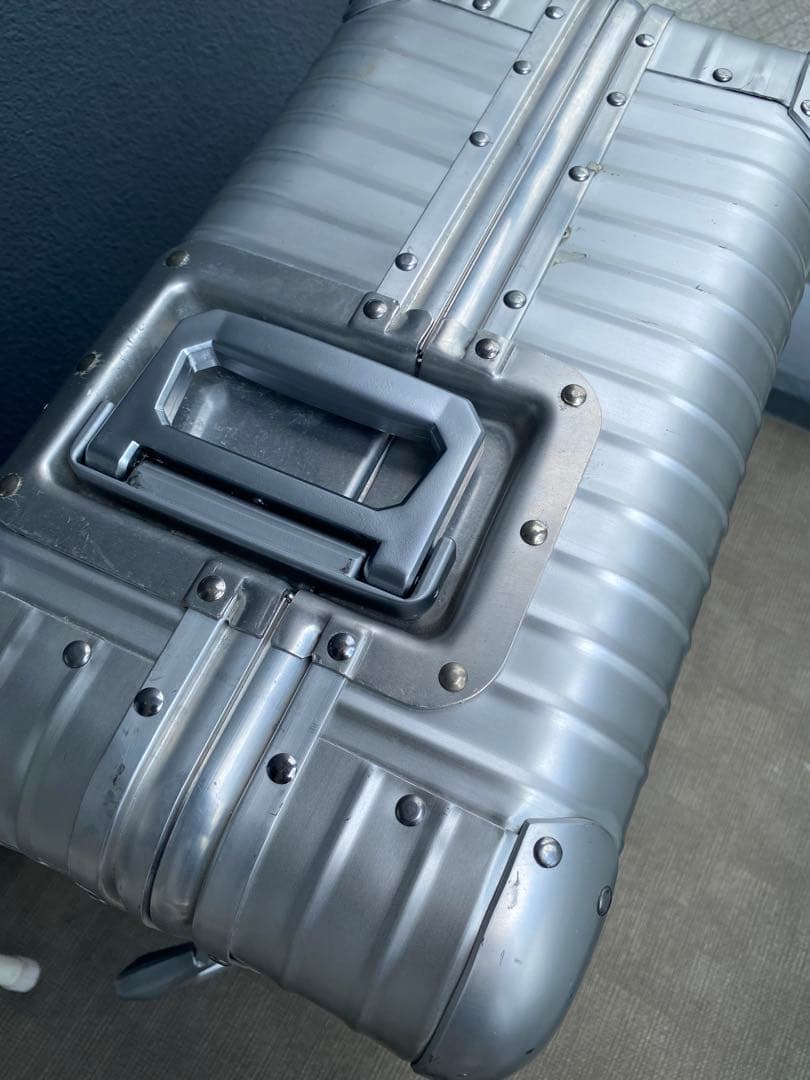 【廃盤】RIMOWA リモワ 2輪 青ロゴ プルタブ スーツケース 60L