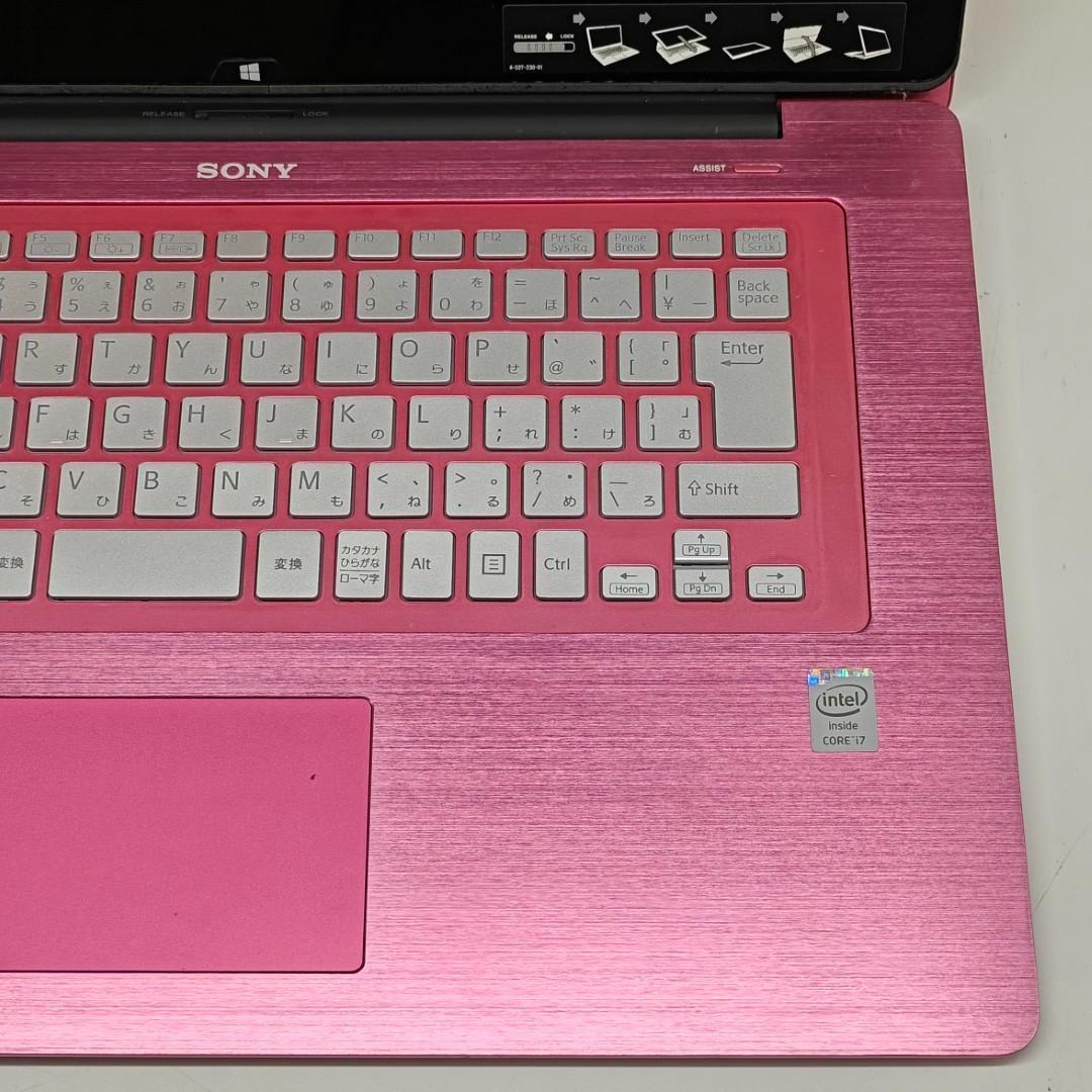 【VAIO】SVF 爆速i7 SSD512GB 16GB ピンク ノートPC