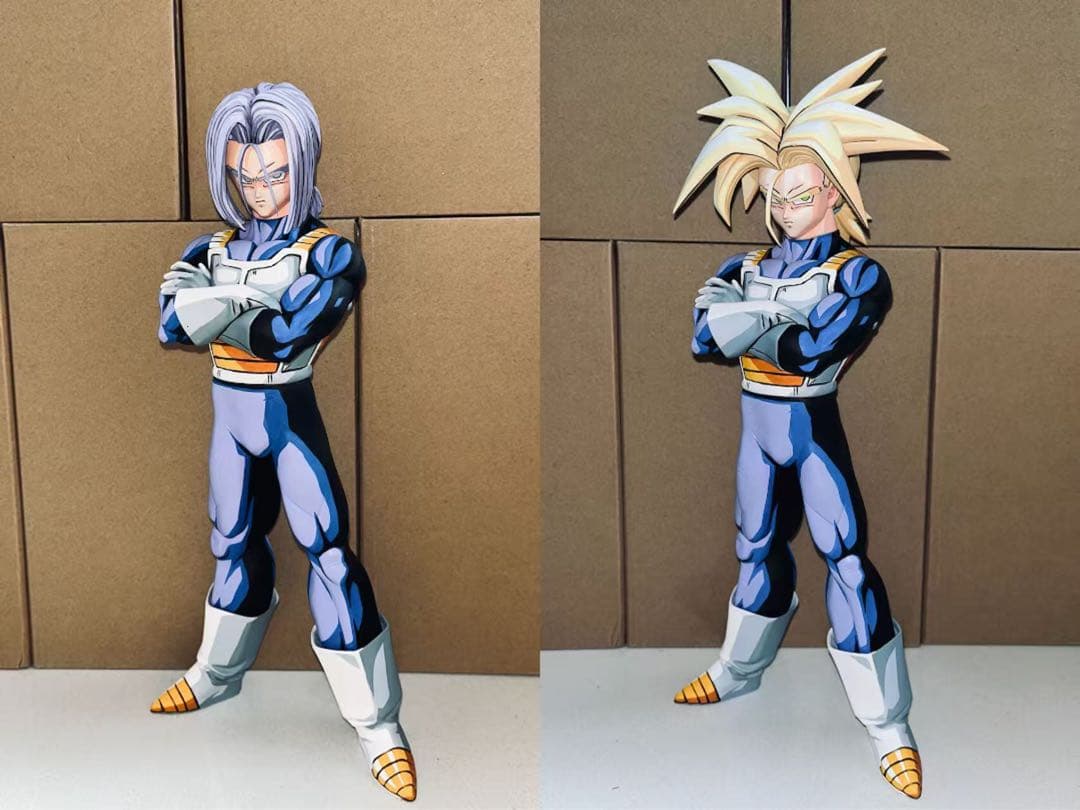 ドラゴンボール　トランクス　リペイントスーパーサイヤ人と普通状態grosサイズ