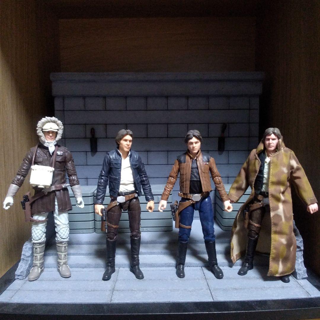 スターウォーズ　ブラックシリーズ　6インチ　ハンソロ4種セット