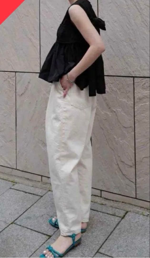 machatt タックテンパードデニム　サイズ38