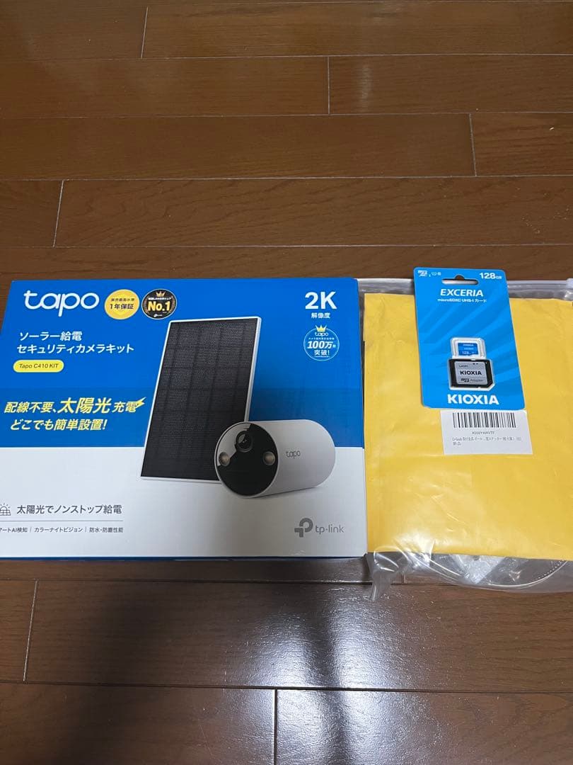 防犯カメラ ソーラー Tapo C410 KIT ➕取付金具➕microSD