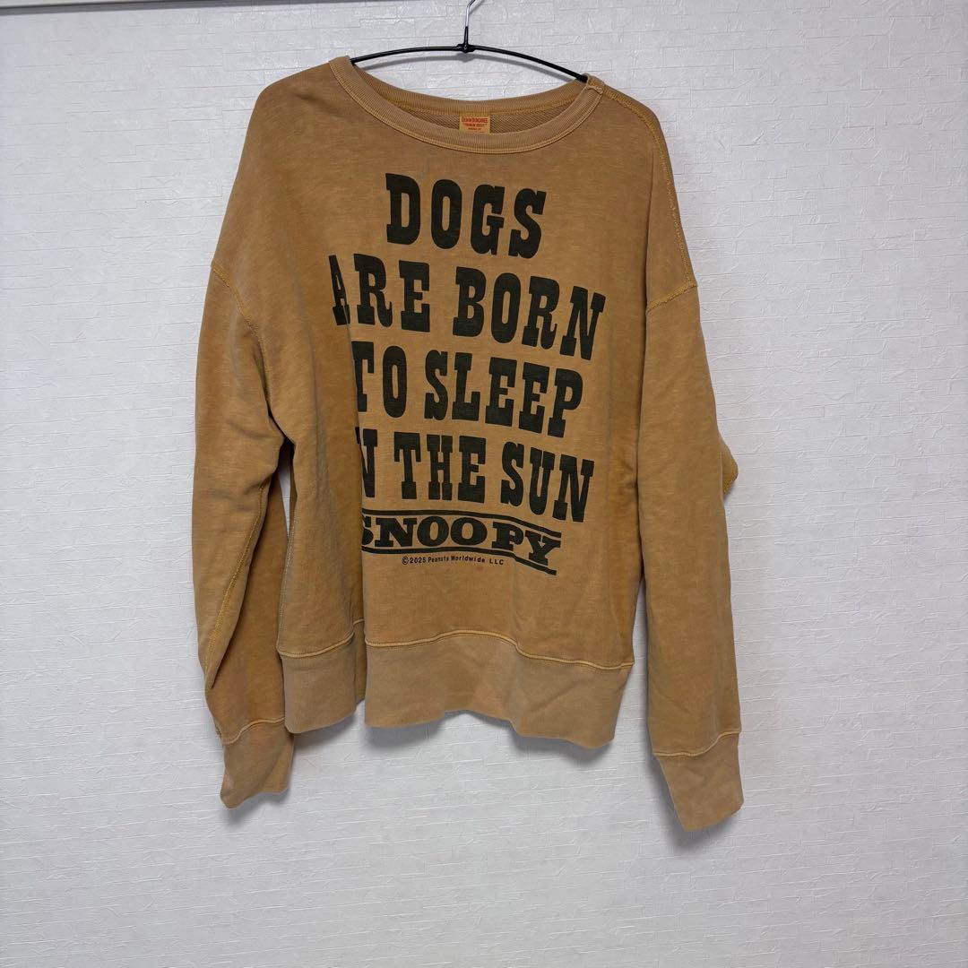 デニムダンガリー　スヌーピートレーナー