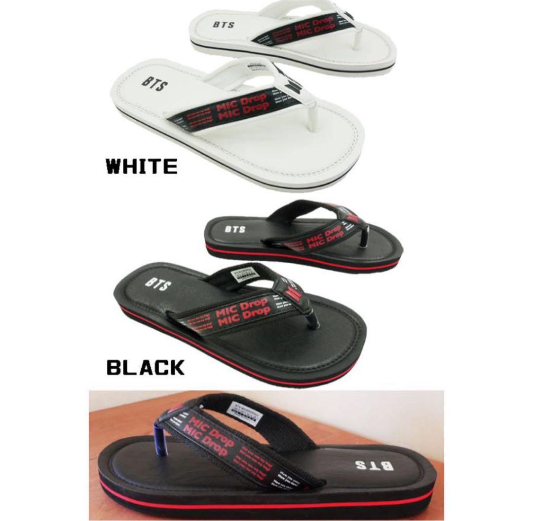 BTS サンダル ホワイト/ブラック 箱付き セット復活