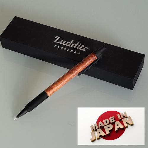 Luddite EverDraw エバードロー 花梨瘤 シャープペン