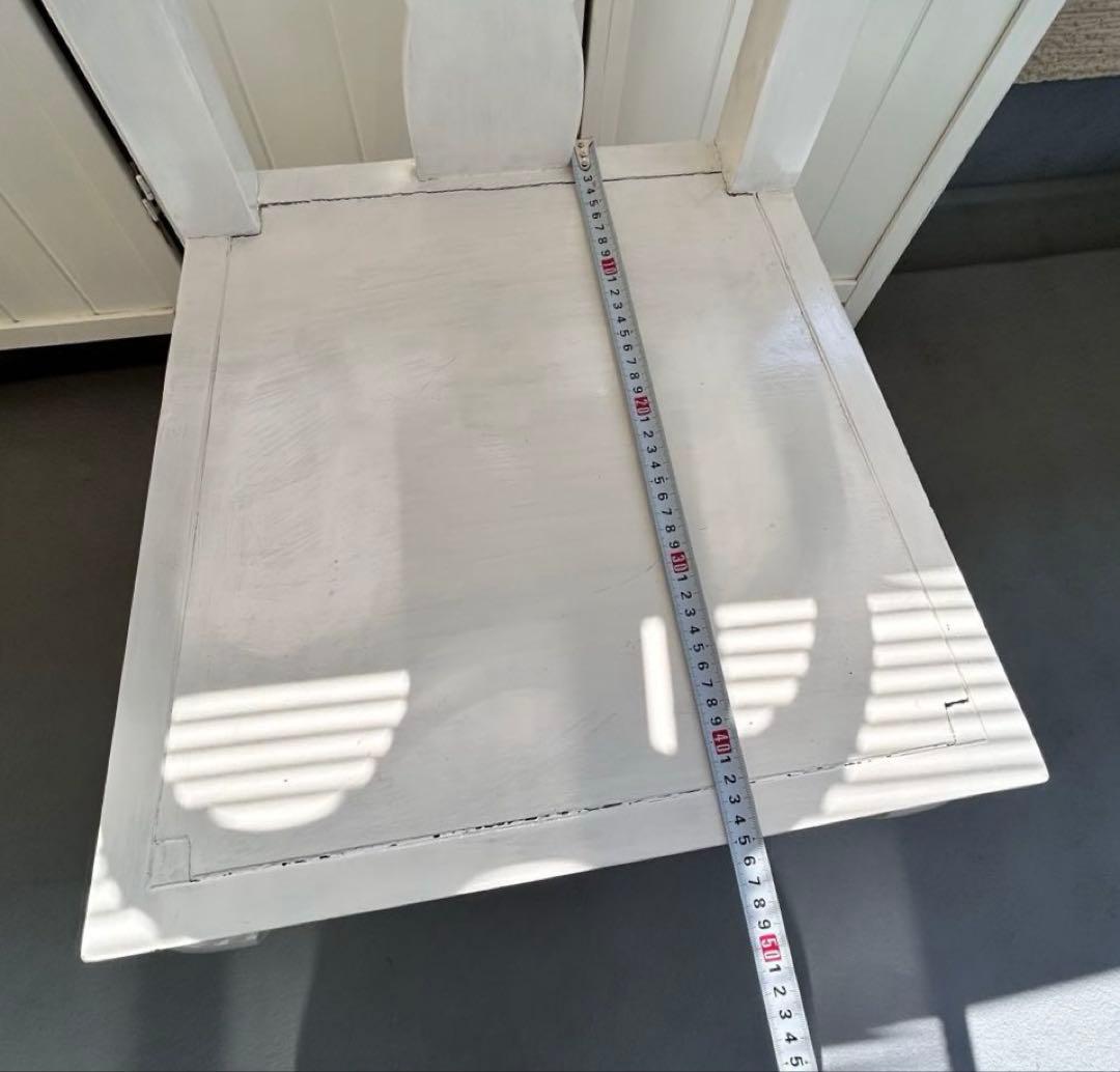 ロココ調　猫脚　ホワイト　チェア