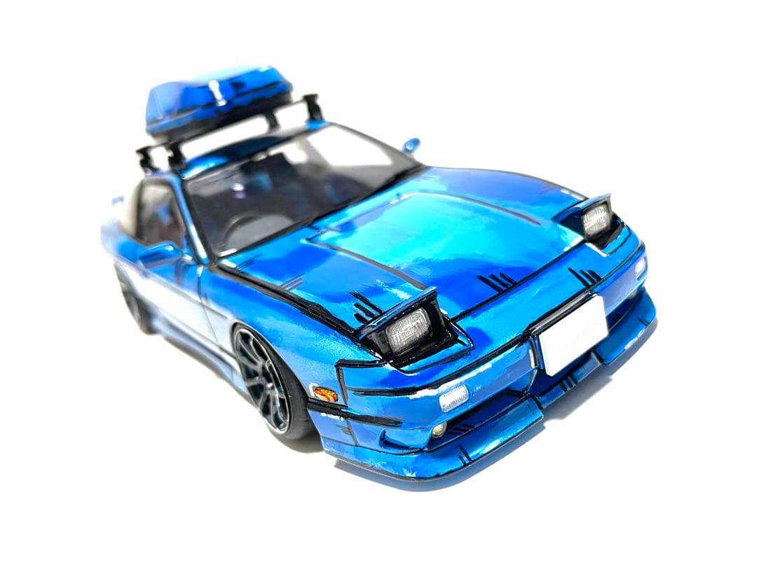 アオシマ1/24⬛︎180SXアート風オリジナル仕様⬛︎完成品