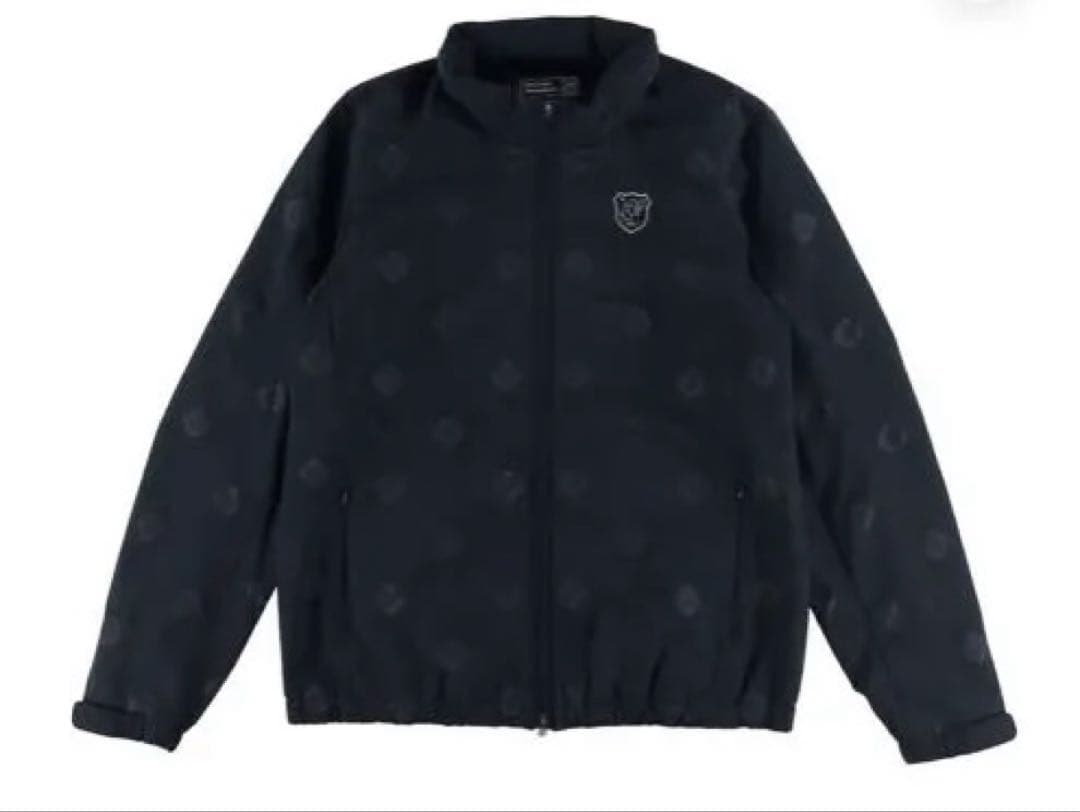 ストレッチタフタ アウター ネイビー