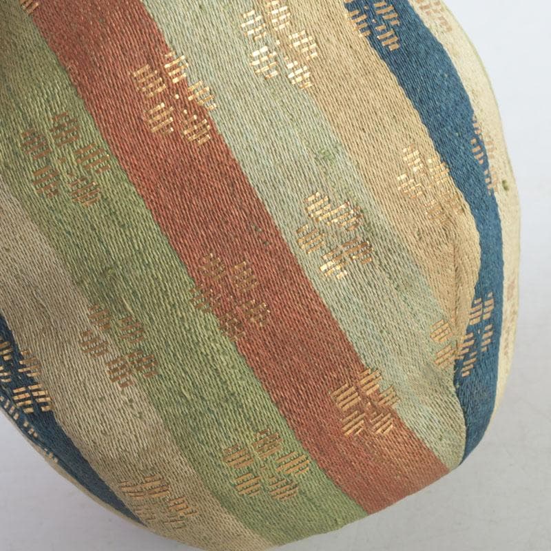 茶道具　備前焼　古備前　火襷　水滴　茶入　袱紗付　共箱二重箱　V　9374