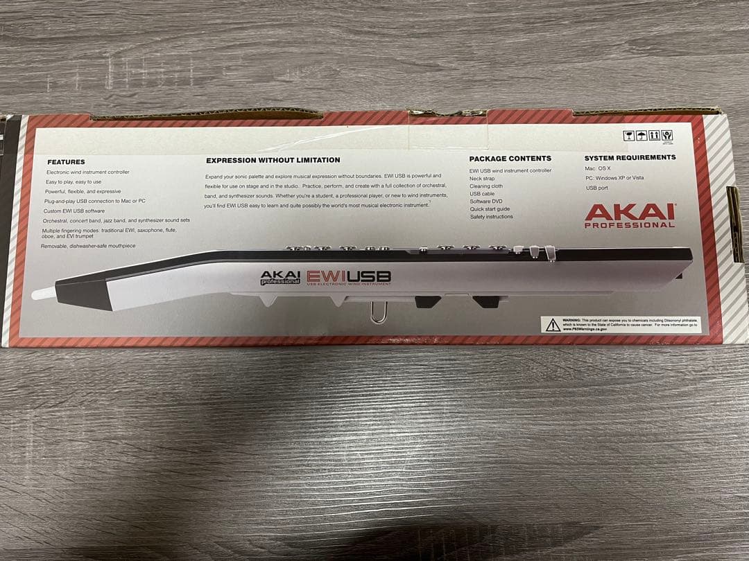 AKAI 　ウインドシンセサイザー　 EWI USB