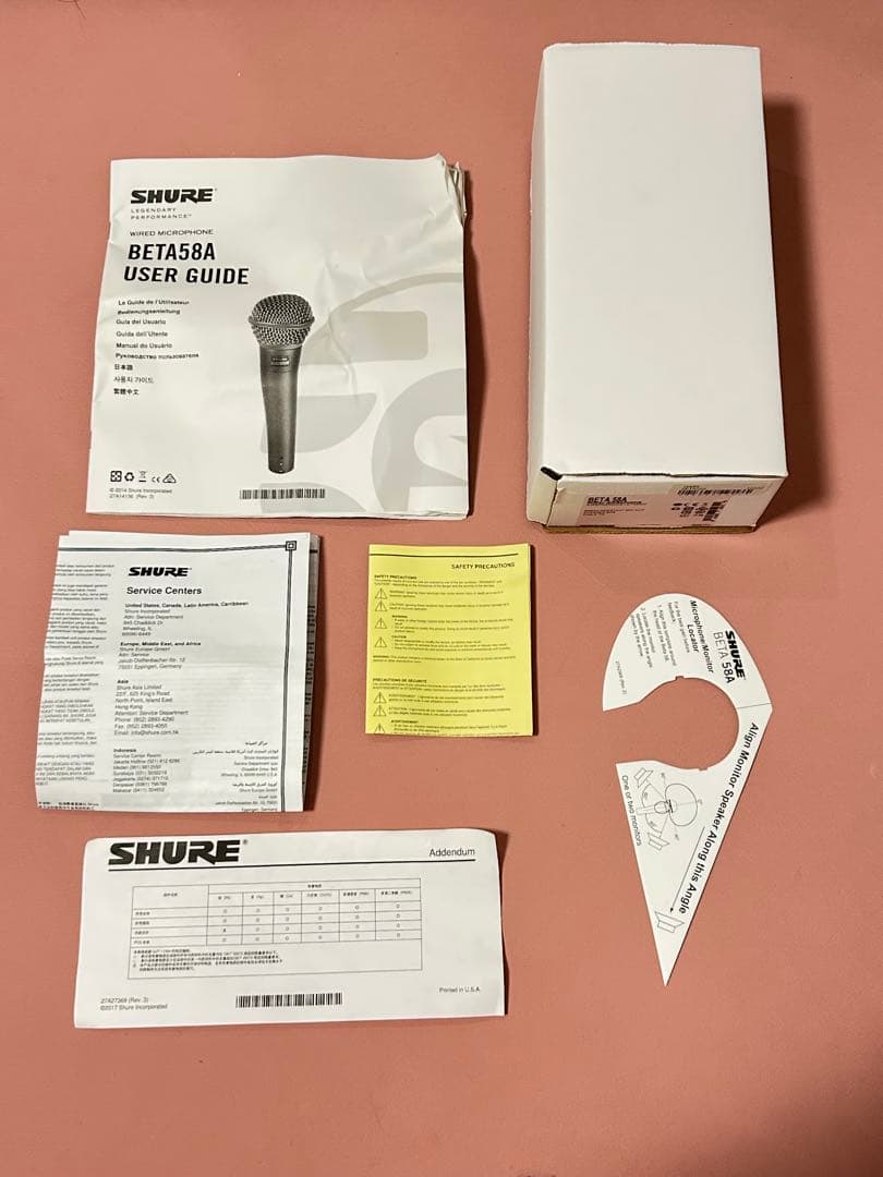 【正規品】SHURE BETA58A ダイナミックマイク