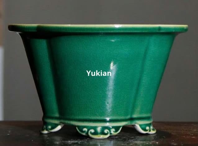 陶器鉢 海棠開片鉢 盆栽鉢 植木鉢 小品盆栽鉢 大品盆栽鉢