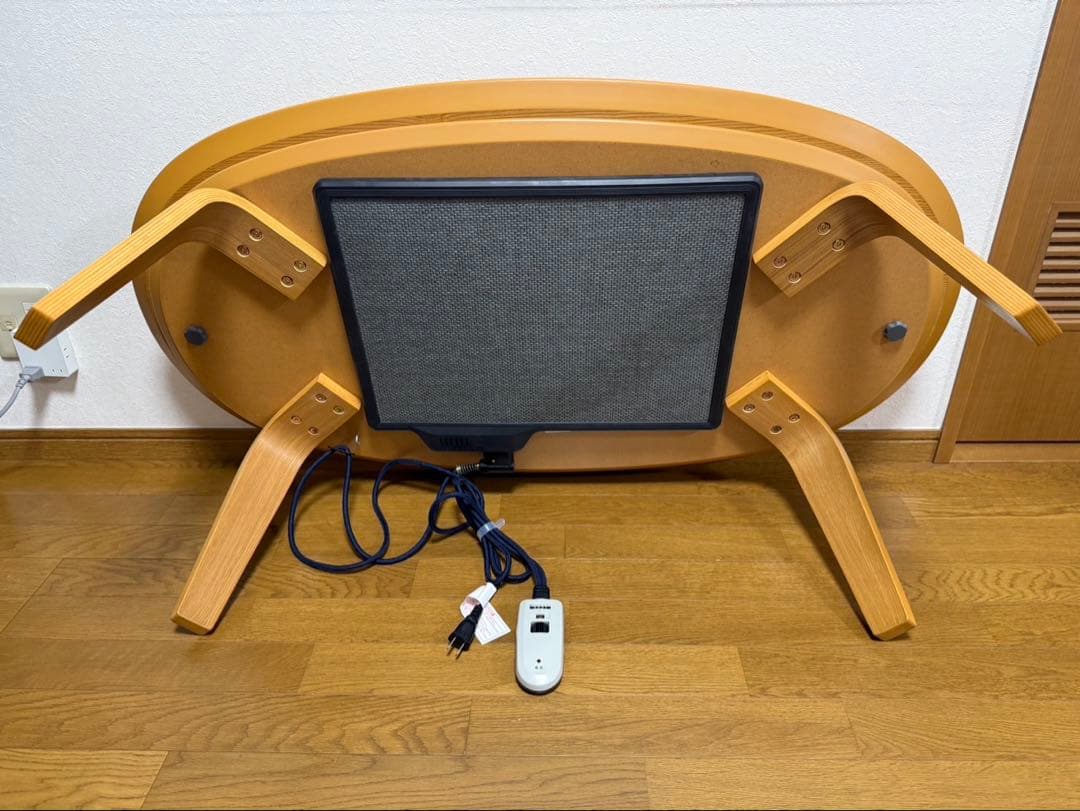 無印良品 楕円こたつ MJ-KDFS1100/N 2018年製 こたつ布団