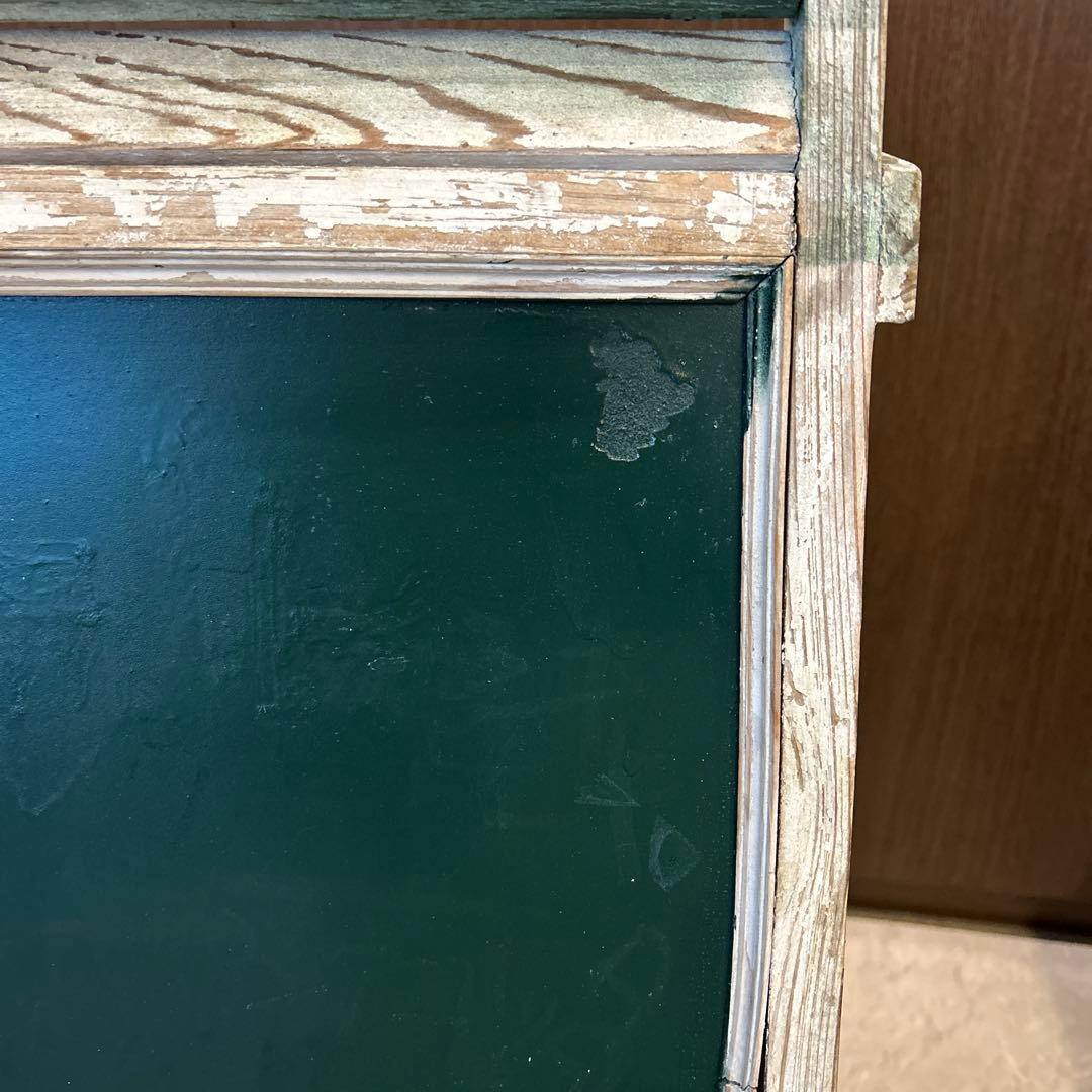 木製シャビーシック黒板　黒板　看板　アンティーク調　店舗用品　業務用