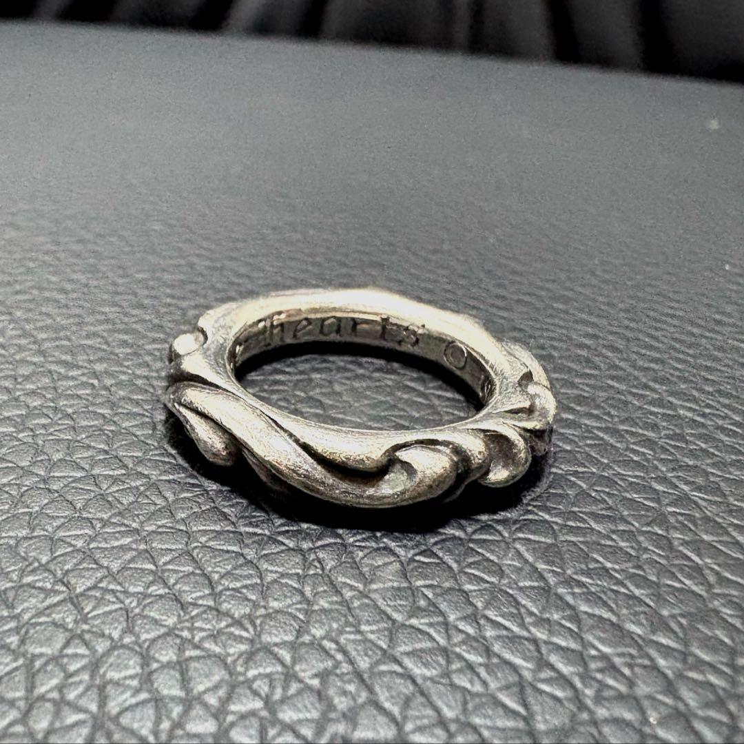 CHROME HEARTS クロムハーツ スクロールバンド リング　11号