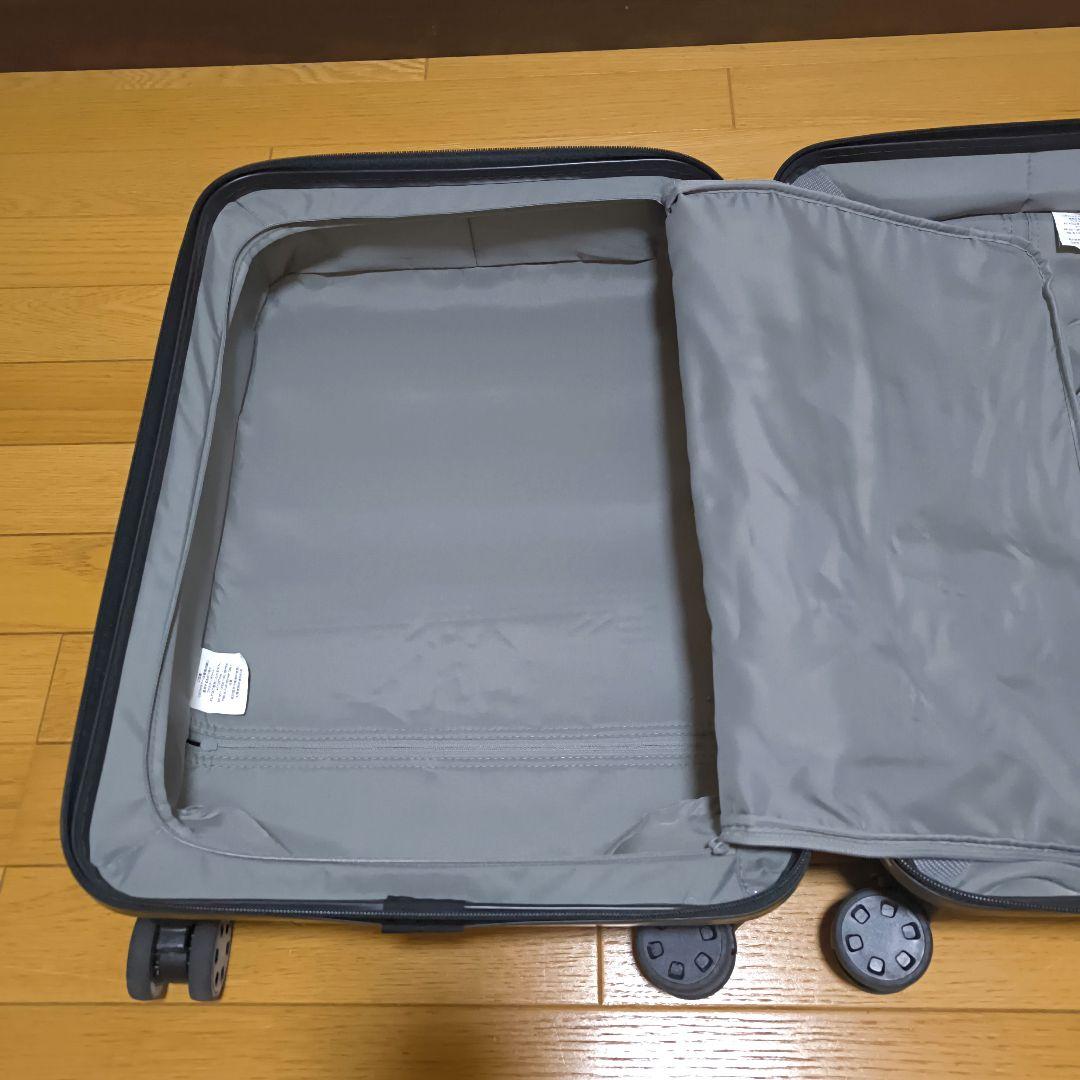 36L 無印良品 ハード キャリーケース ネイビー　機内持ち込みサイズ