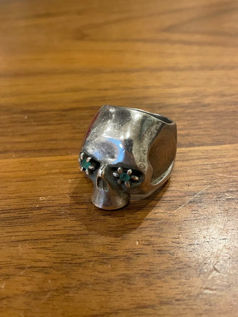 NUMBER NINE ナンバーナイン ジャムホームメイド スカルリング 17号