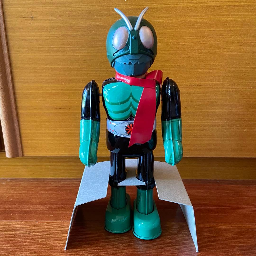 仮面ライダー　ビリケン商会　ブリキ　ゼンマイ　フィギュア　石森章太郎