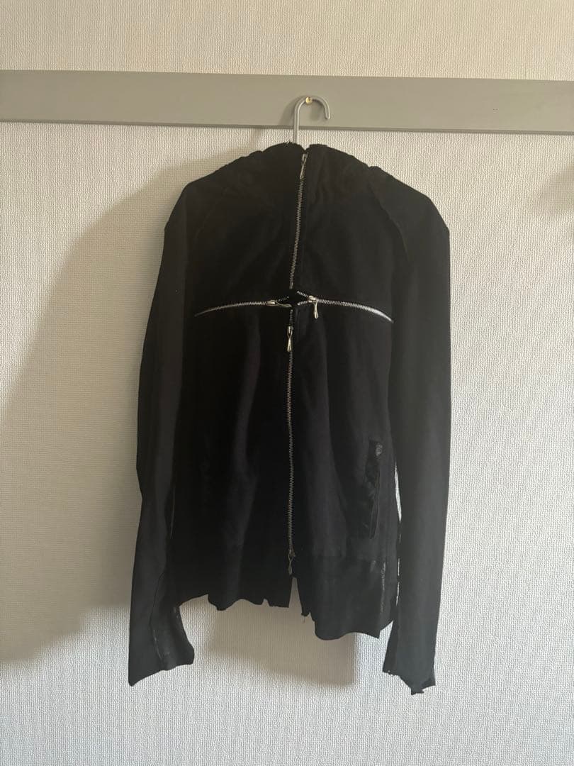 トップス 14th addiction cross zip hoodie