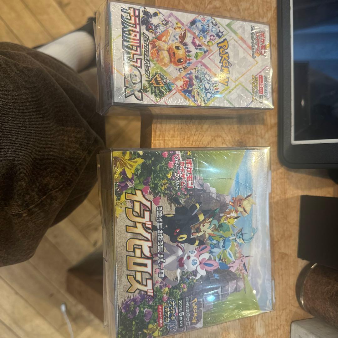 ポケモンカード イーブイヒーローズ　テラスタルフェス未開封BOXシュリンク付き