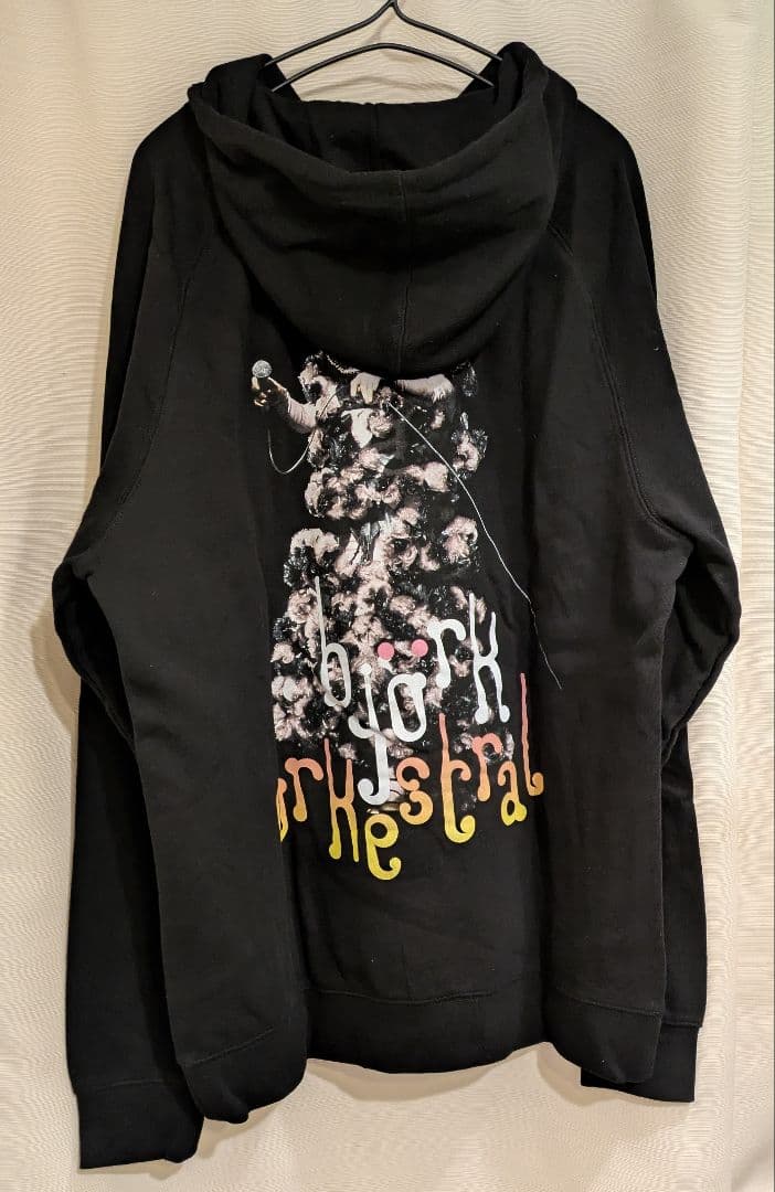 ビョーク　オーケストラルツアーグッズ　フーディ 黒・Lサイズ