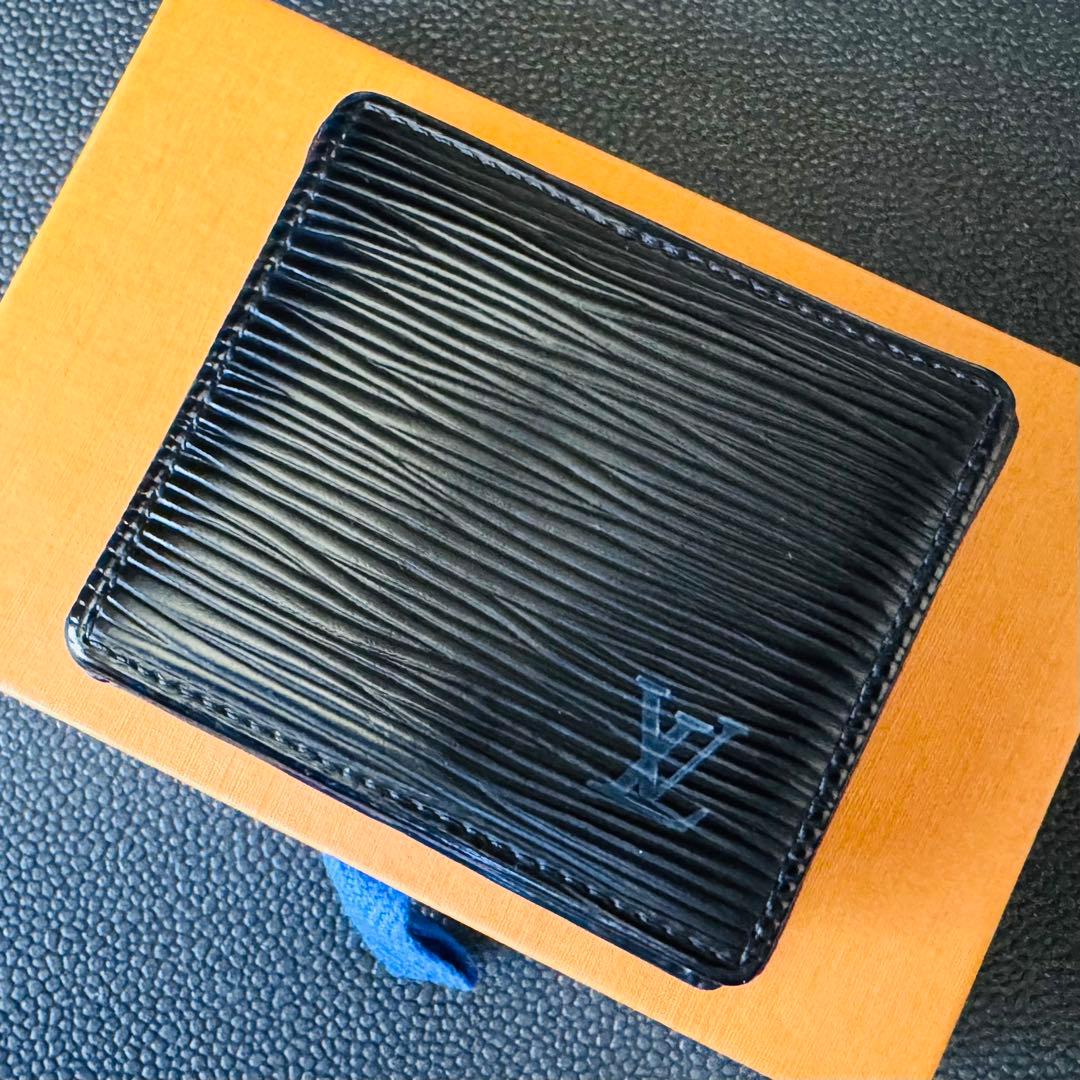 LOUIS VUITTON エピ ポルトモネ ボワット ケース 内外極美品