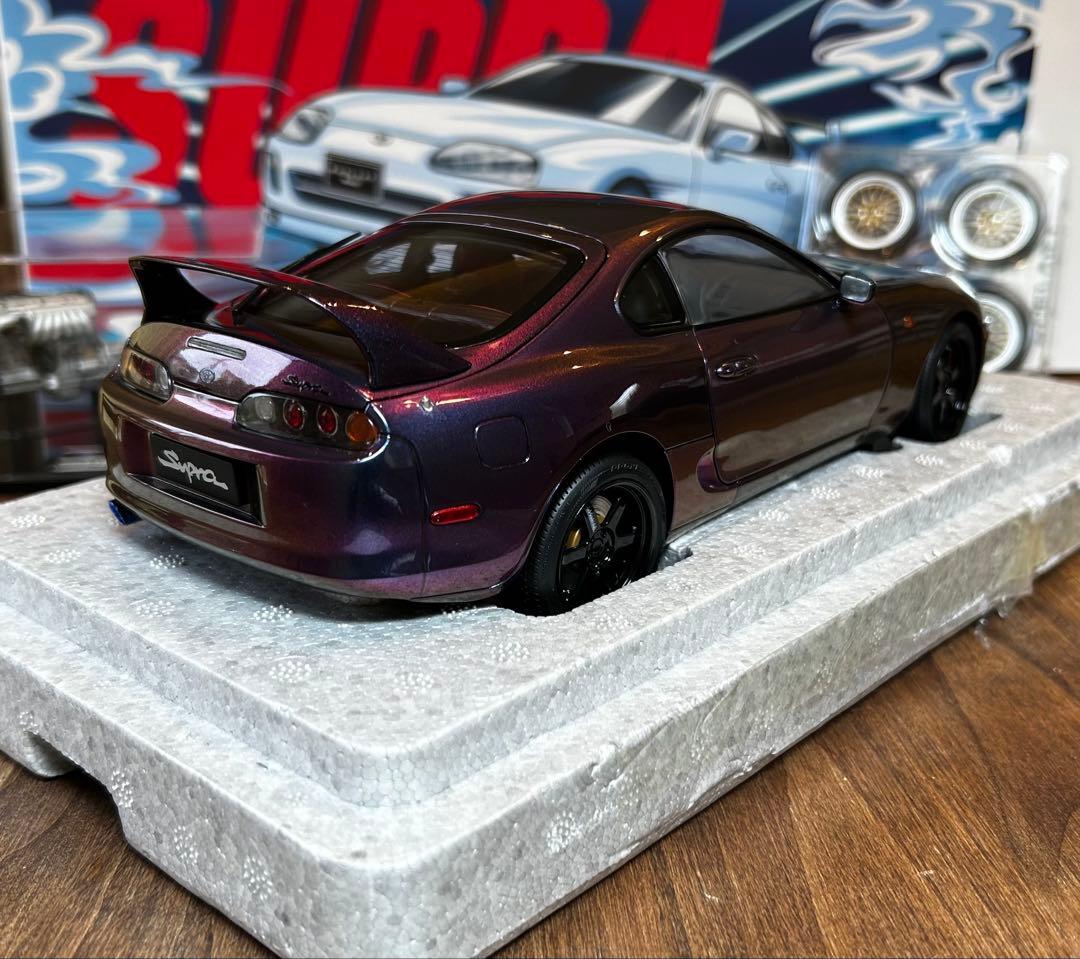 【新品】WhelArt 1:18 Toyota Supra A80 Purple