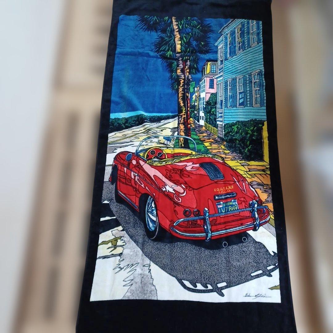 鈴木英人・ポルシェバスタオル　希少