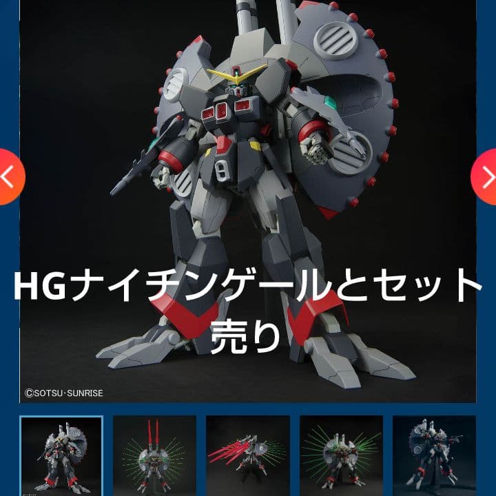 HGデストロイガンダムとHGナイチンゲール(セット売りのみ)バラ売りなし