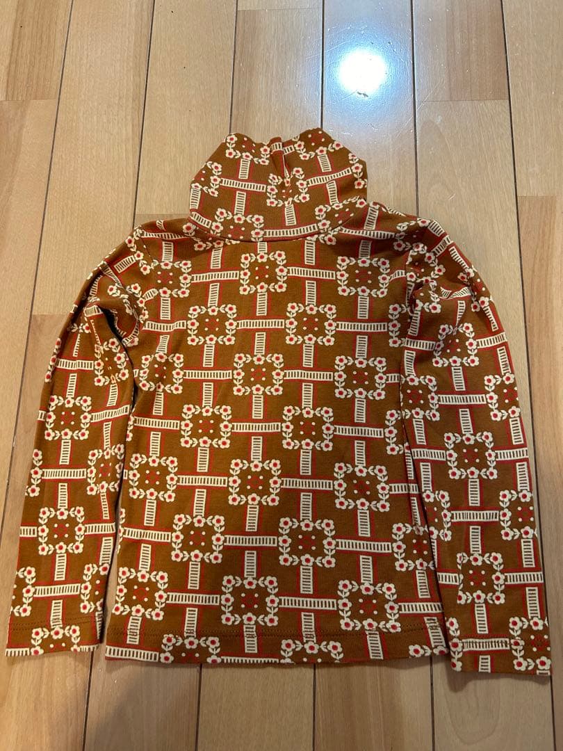 Misha & Puff ブラウン花柄トップス 花鉄 トップス